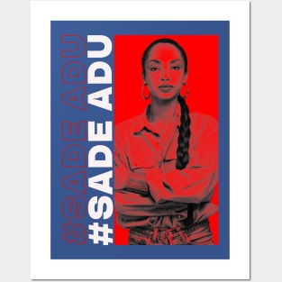 COOL SADE IN RED SPACE Posters and Art